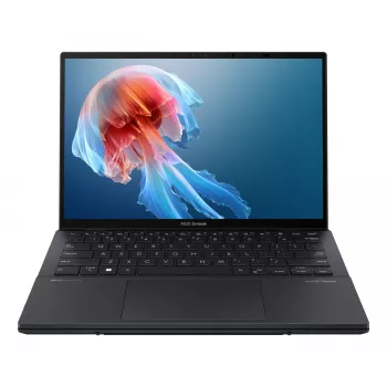 ASUS Zenbook Duo UX8406CA-PZ009W φορητός υπολογιστής 35,6 cm (14 ιντσών) οθόνη αφής OLED 3K 2880x1800 Intel Core Ultra 9 285H 32 GB LPDDR5X 2 TB SSD Intel Arc Graphics Wi-Fi 7 (802.11be) Windows 11 Home Basalt Grey