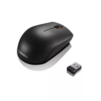 Lenovo Wireless Compact ποντίκι 300 μαύρο, 1000 DPI, 2,4 GHz