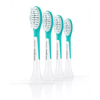 Κεφαλές οδοντόβουρτσας Philips Sonicare For Kids HX6044/90, συσκευασία 4 τεμ., μπλε/λευκό, αλλαγή ανά 3 μήνες