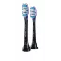 Philips Premium Gum Care HX9052/88 συσκευασία 2 τεμ. κεφαλές βούρτσας, 2 τεμ., Μαύρο, 3 μήνες, Μαλακό, 62000 κινήσεις ανά λεπτό, Philips