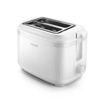 Philips 3000 series Τοστιέρα, 2 φέτες, Λευκό, Μέταλλο, Κουμπιά, Περιστροφικός διακόπτης, 900 W, 220-240 V