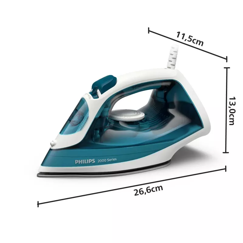 Philips 2000er-Serie DST2020/90 Σίδερο ατμού κεραμική πλάκα 2000 W Aqua