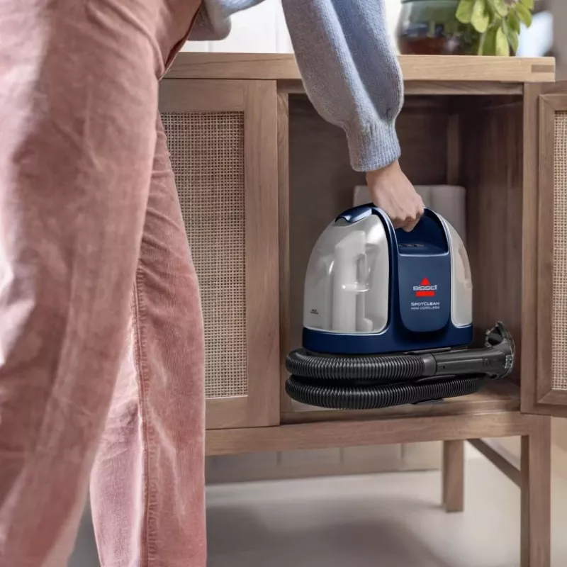 Bissell SpotClean Mini ασύρματη συσκευή καθαρισμού χαλιών χειρός μαύρο, μπλε