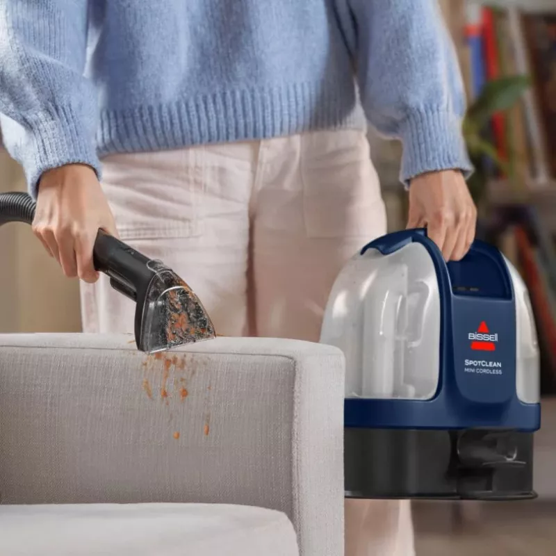 Bissell SpotClean Mini ασύρματη συσκευή καθαρισμού χαλιών χειρός μαύρο, μπλε