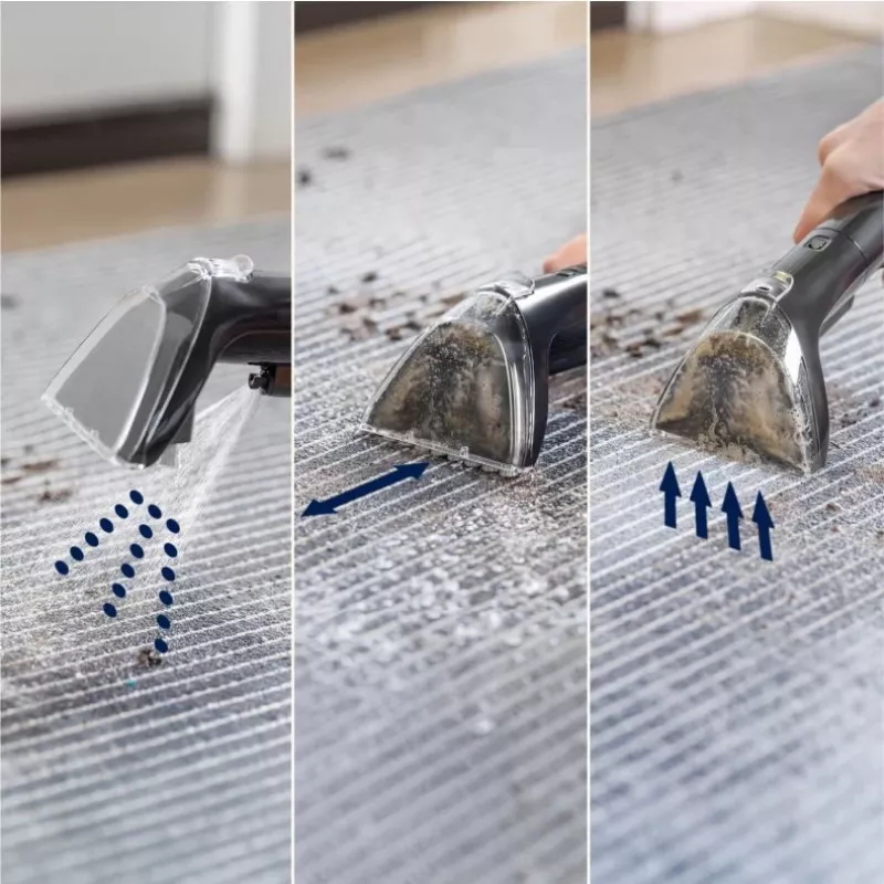 Bissell SpotClean Mini ασύρματη συσκευή καθαρισμού χαλιών χειρός μαύρο, μπλε