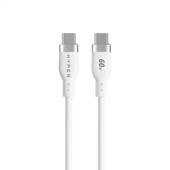 TARGUS Καλώδιο φόρτισης Silicone USB-c To USB-c 60w 1.5m - White