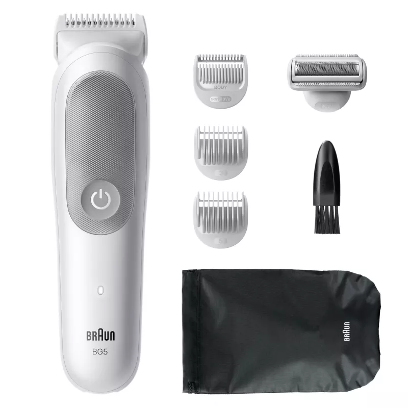 Braun Series 5 Τριμερ/ξυριστική σώματος, ανοιχτό γκρι