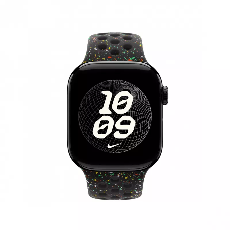 Λουράκι Apple MGAE4ZM/A Αξεσουάρ smartwatch Μαύρο Αλουμίνιο Φθοροελαστομερές