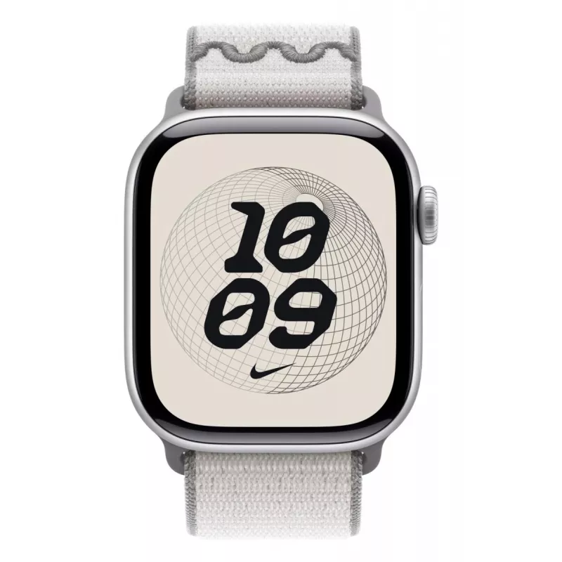 Λουράκι Apple 42 mm Γκρι Nike Sport Loop Γκρι 130–190 mm