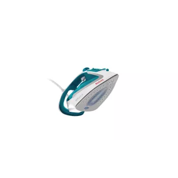 Σίδερο Tefal EasyGliss Plus FV5718 Σίδερο ατμού Πλάκα Durilium 2400 W Τιρκουάζ, Λευκό
