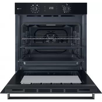 Εντοιχιζόμενη ηλεκτρική κουζίνα INDESIT IO K58HS B — 71 L, Υδρολυτικός καθαρισμός, Θερμός αέρας, Γκριλ, Ατμός