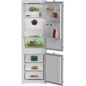 Εντοιχιζόμενη ψυγειοκαταψύκτη BEKO B3BCNA294HS — 270 l συνολικός όγκος, Ένδειξη LED, Κλάση E, λευκό