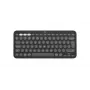 Logitech Pebble Keys 2 K380s Πληκτρολόγιο Universal RF Wireless + Bluetooth QWERTY US International Graphite