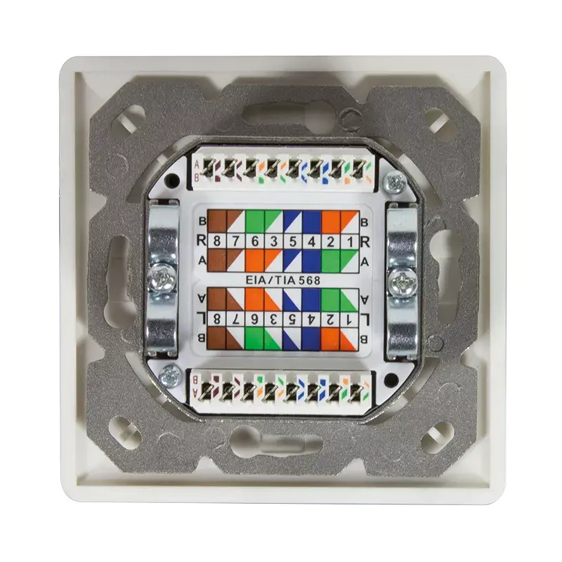 Πρίζα δικτύου 2 x RJ-45 LogiLink NP0124