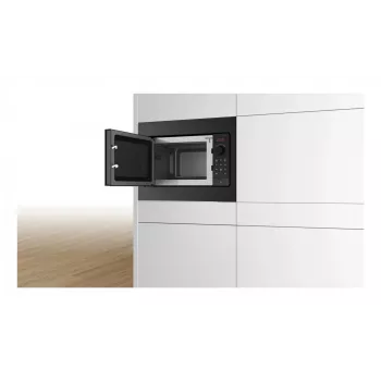 Bosch Serie 2 BFL523MB4 Φούρνος Μικροκυμάτων Μαύρο Solo Εντοιχιζόμενος 20 l 800 W