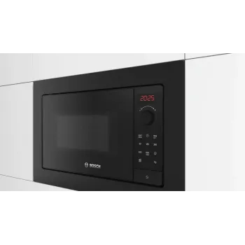 Εντοιχιζόμενος Φούρνος Μικροκυμάτων Bosch Serie 2 BFL623MB4 20 L 800 W Οθόνη LED Μαύρο Περιστροφικός Διακόπτης