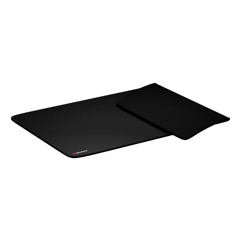 GENESIS Carbon 500 Hyper Logo, Μαύρο, Μονόχρωμο, Ύφασμα, Καουτσούκ, Mousepad Gaming
