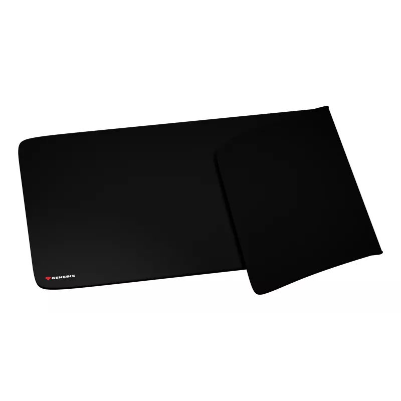 GENESIS Carbon 500 Hyper Logo, Μαύρο, Μονόχρωμο, Ύφασμα, Καουτσούκ, Mousepad Gaming