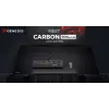 GENESIS Carbon 500 Hyper Logo, Μαύρο, Μονόχρωμο, Ύφασμα, Καουτσούκ, Mousepad Gaming