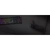 GENESIS Carbon 500 Hyper Logo, Μαύρο, Μονόχρωμο, Ύφασμα, Καουτσούκ, Mousepad Gaming