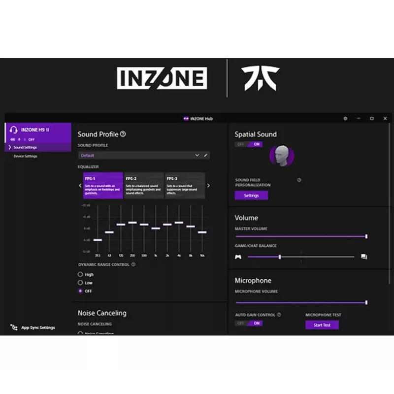 Sony Inzone H9 II Headset Ασύρματο Headband Gaming USB Type-C Bluetooth Μαύρο