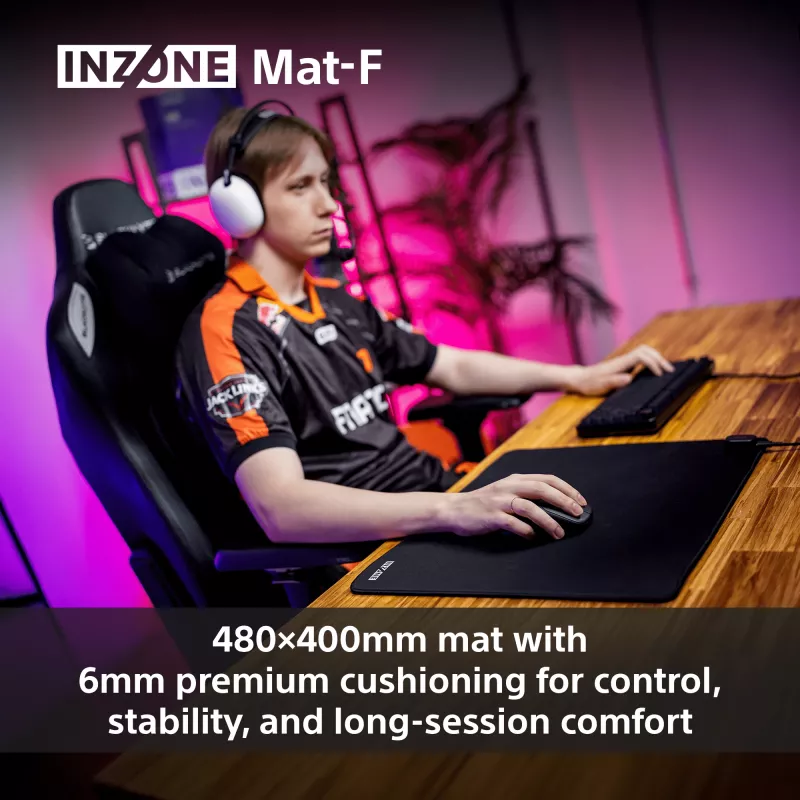 Sony NZONE Mat-F Mousepad Gaming Μαύρο