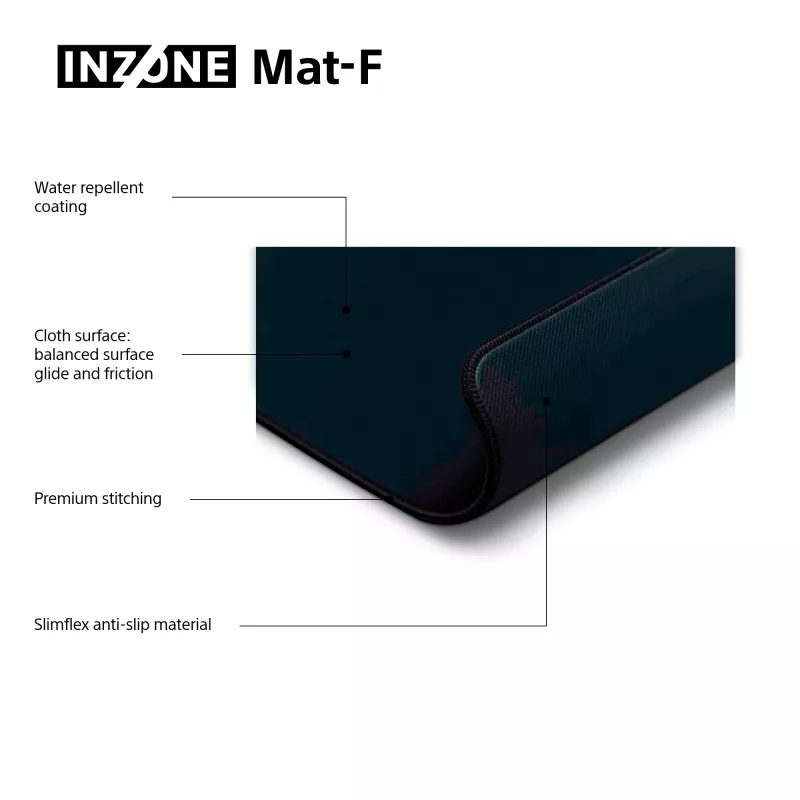 Sony NZONE Mat-F Mousepad Gaming Μαύρο