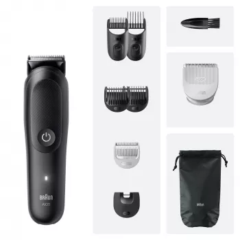 Braun Series 5 AIO5540 All-In-One Style Kit κουρευτική μηχανή μαλλιών 9 σε 1, πλενόμενη, μαύρη
