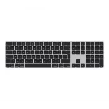 APPLE Magic Keyboard With Touch Id And Numeric Keypad For Apple Silicon - μαύρο - Qwerty Uk (MXK83Z/A)
