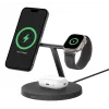 BELKIN Wireless Charging Stand - Boost Charge Pro - 3-in-1 With Qi2 15w - μαύρο