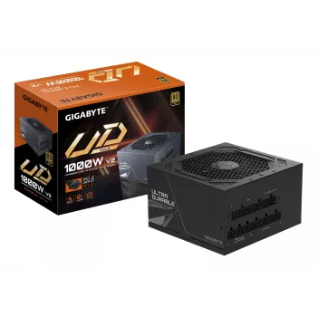 GIGABYTE UD1000GM PG5 V2 Τροφοδοτικό – PCIe Gen 5.1, 80 PLUS Gold, πλήρως modular σχεδιασμός, ανεμιστήρας 120 mm, συμβατό με ATX 3.1, βύσμα EU