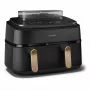 Philips 5000 Σειρά NA552/00 Φριτέζα Διπλή 9 l Επιτραπέζια 2750 W Φριτέζα θερμού αέρα μαύρο, χρυσό