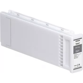 Epson μεμονωμένη συσκευασία σκούρο γκρι T800700 UltraChrome PRO 700 ml, σκούρο γκρι, μελάνι με βάση χρωστική, 700 ml, 1 τεμ.