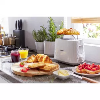 Philips Daily Collection HD2582/00 φρυγανιέρα 8 2 φέτες 900 W λευκό