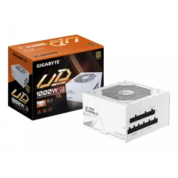 Τροφοδοτικό GIGABYTE UD1000GM PG5 V2 1000W ATX 3.1 πλήρως modular 80 PLUS Gold λευκό