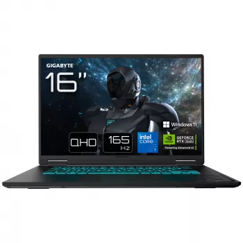 Laptop GIGABYTE GAMING A16 PRO DYHG5EECC4SH 16 ίντσες Intel Core 7 240H 32GB 1TB NVIDIA GeForce RTX 5080 Windows 11 Home