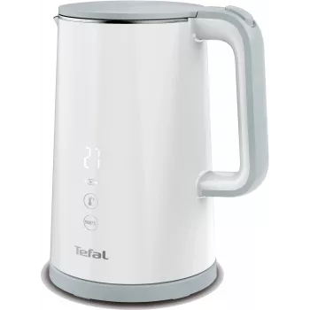 Ηλεκτρικός βραστήρας Tefal KO6931, 1,5 L, 1800 W, λευκό, 5 ρυθμίσεις θερμοκρασίας, λειτουργία διατήρησης θερμότητας 30 λεπ.