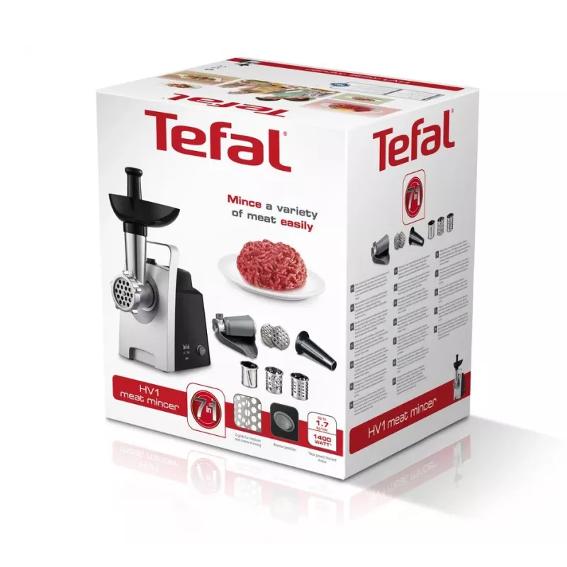 Tefal HV1 NE1098 Κιμάς 1400 W 1,7 kg/min Μαύρο, Ασημί