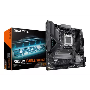 Μητρική GIGABYTE B850M EAGLE WIFI6E Socket AM5 για AMD Ryzen 7000/8000/9000, DDR5 έως 8200MHz (OC), PCIe 5.0, Wi‑Fi 6E, 2.5 GbE