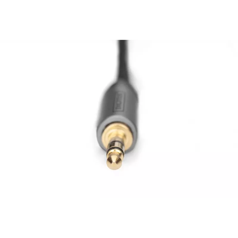 Καλώδιο προσαρμογέα ήχου Digitus DB-510330-010-S 3,5 mm σε RCA 1 m μαύρο