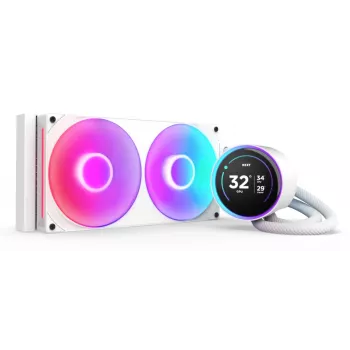 Υγρόψυκτρα All-in-One NZXT Kraken Elite 280 RGB 14 cm λευκό