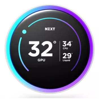 Υγρόψυκτρα All-in-One NZXT Kraken Elite 280 RGB 14 cm λευκό