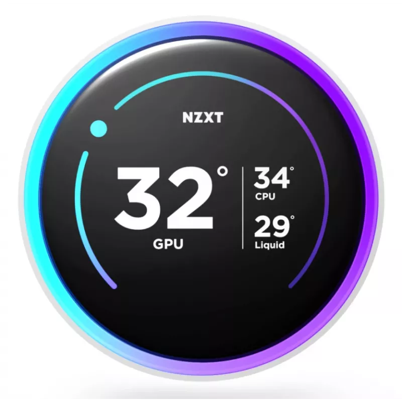 Υγρόψυκτρα All-in-One NZXT Kraken Elite 280 RGB 14 cm λευκό