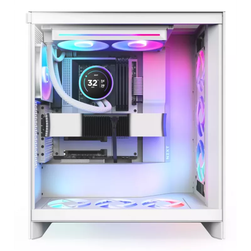 Υγρόψυκτρα All-in-One NZXT Kraken Elite 280 RGB 14 cm λευκό