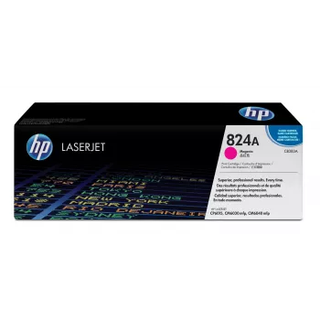 Γνήσιο τόνερ HP 824A Magenta LaserJet, 21000 σελίδες, Magenta, 1 τεμ.