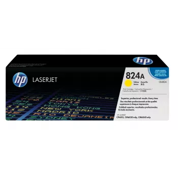 HP 824A Κίτρινο Γνήσιο Φυσίγγιο τόνερ LaserJet, 21000 σελίδες, κίτρινο, 1 τεμ.