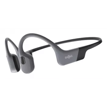 Ακουστικά Shokz OpenSwim Pro — ασύρματα ακουστικά ανοιχτού αυτιού με αγωγή οστών, IP68 αδιάβροχα, Bluetooth 5.4, 32 GB, 9 ώρες αναπαραγωγής, γκρι