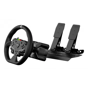 Moza Racing R3 Racing Wheel και Pedals για PC, Τιμόνι + Pedals, PC, D-Pad, Κουμπί μενού, Κουμπί λειτουργίας, Κουμπί παύσης/ρύθμισης, Κουμπί εκκίνησης, Ψηφιακό, Απεριόριστο, Άμεση μετάδοση