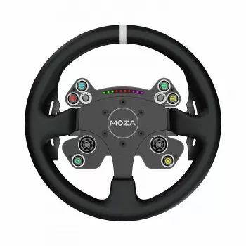 Τιμόνι Moza Racing CS V2P Dual Clutch, τιμόνι, PC, ενσύρματο, USB, μαύρο, αλουμίνιο