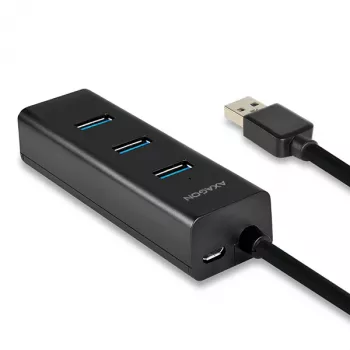 Axagon HUE-S2BP 4x USB 3.0 HUB ΦΟΡΤΙΣΗΣ με καλώδιο 1,2 m και τροφοδοτικό